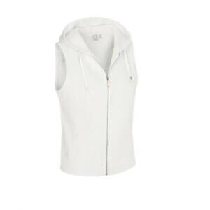 NEW NUSPORT women's malibu hoodie vest in sea salt